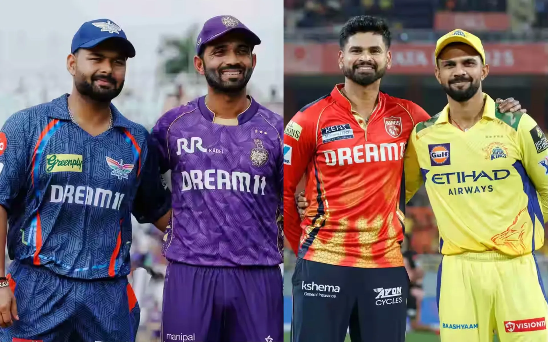 LSG defeated KKR and PBKS trounced CSK in yesterday's IPL matches [Source: @iplt20.com]